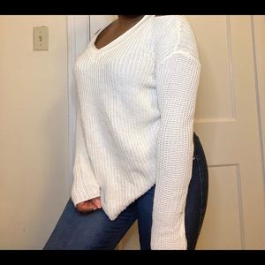 White loft sweater